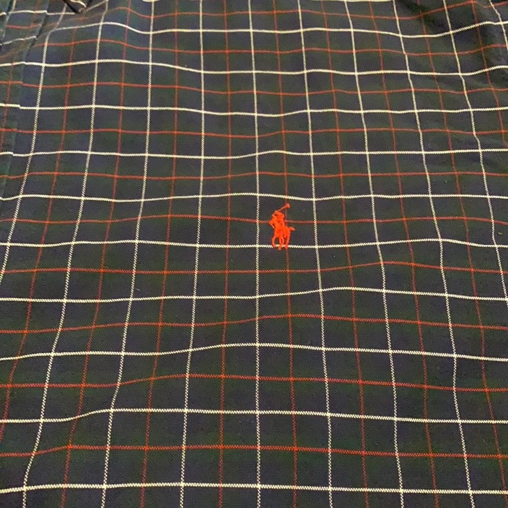Ralph Lauren checkered shirt.